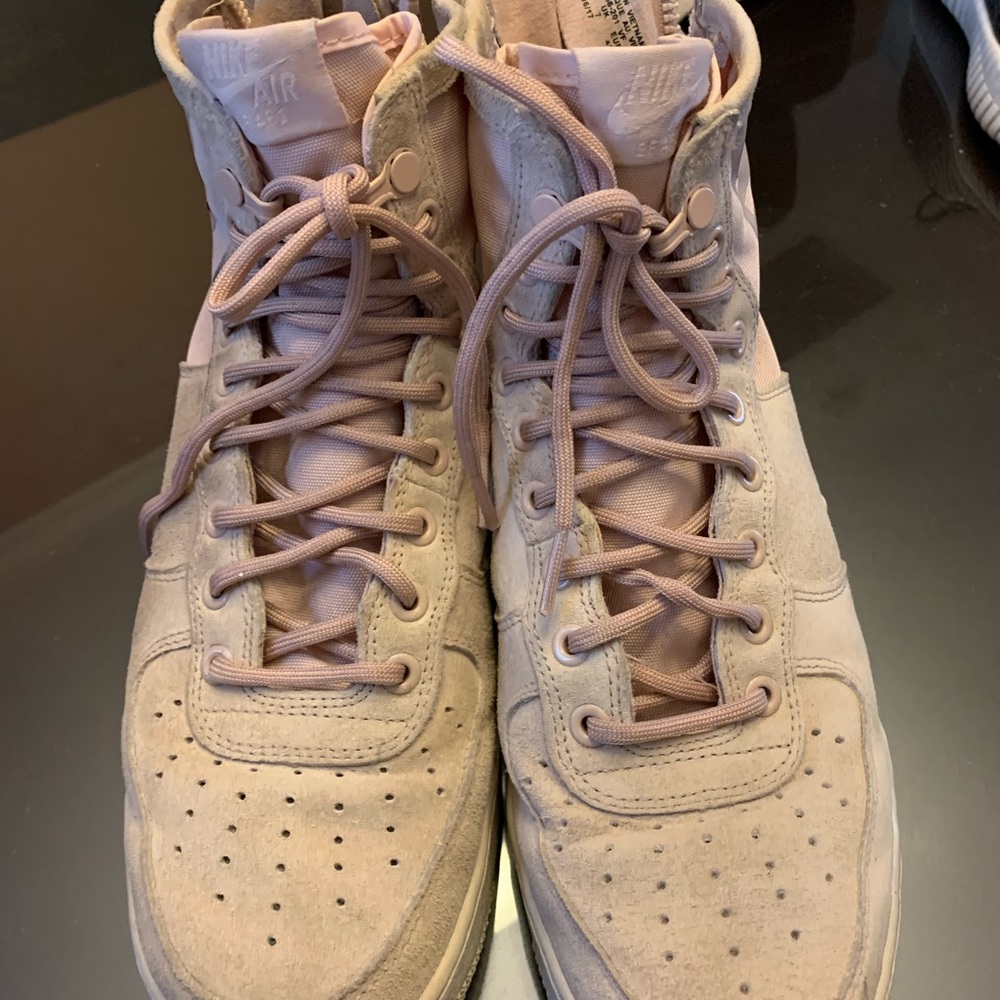 Nike SF Air Force 1 Beige/Pink Women’s size 9.5